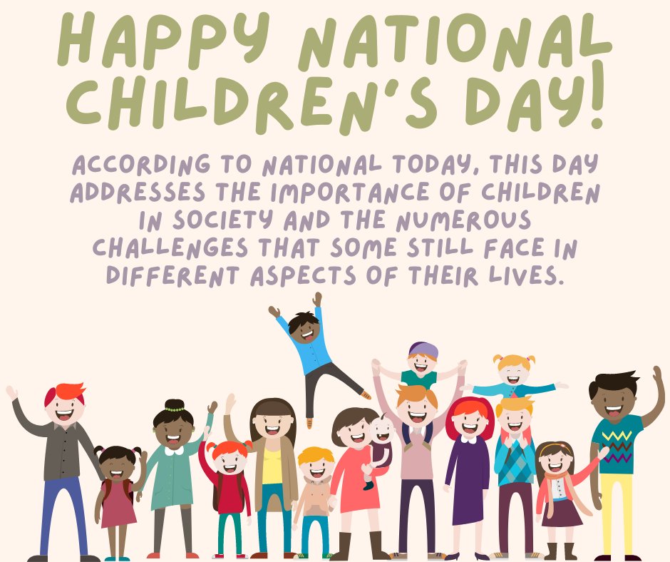 Today is National Children's Day! Make sure to celebrate the children in your community today 💜
