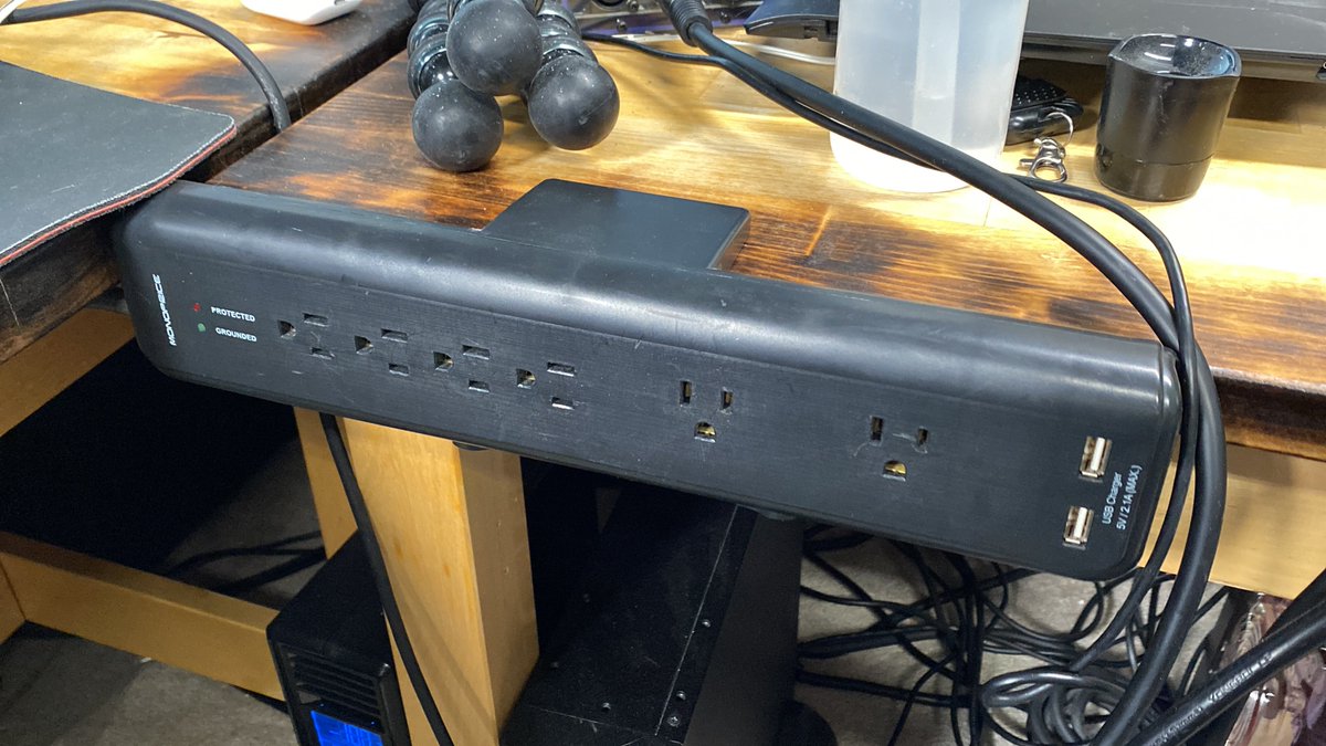 Barnacules's tweet photo. Embracing the joy of having an abundance of power outlets in my geek sanctuary—thousands of spots to plug in and fuel my nerdy power needs & desires! ⚡💡 #TechEnthusiast #PowerfulSpaces #NerdLife #TechHaven #PlugInAndPowerUp #GeekSanctuary #WiredForProductivity https://t.co/7UNyV0I6QX