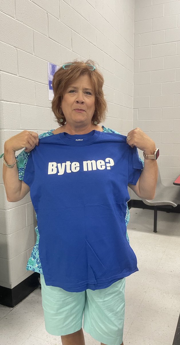 GES teachers loving their groovy swag! #RCTC2023 #WeAreRCSTN ⁦<a href="/RobCoSchools/">Robertson County Schools</a>⁩
