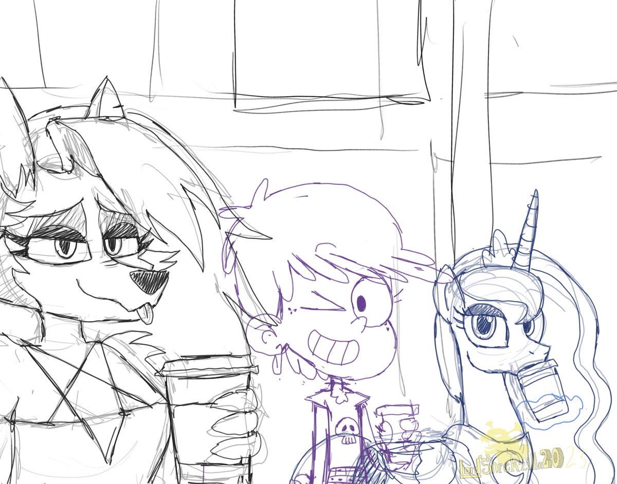 thegiftedfire's tweet photo. The Luna Trio Selfie WIP
#loonahellhount #loonafanart #lunaloud #princessluna #crossover #wip #wipart https://t.co/spXzCQGFuv