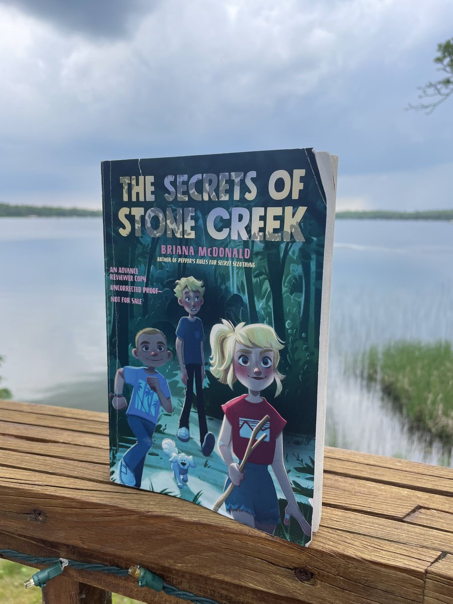 First official #bookposse summer read ✅. Loved this adventurous mystery that also celebrates adventurous women! Headed home to you @MsThomBookitis You will have students begging for this one! <a href="/BrianaRMcDonald/">Briana McDonald</a> <a href="/SimonKIDS/">Simon Kids</a>