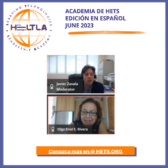 hetsorg's tweet photo. The English and Spanish editions of the HETS Leadership and Learning Technologies Academy (H-LTLA) were offered concurrently to 21 participants from Puerto Rico, Colombia, and the United States. https://t.co/hEj9HmeMdb