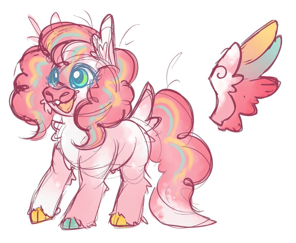 M3iz3bean's tweet image. 2023 version of my pinkiepie :3🐴🧁 #mlp #pinkiepie #myversion #mlpfanart #pegasus