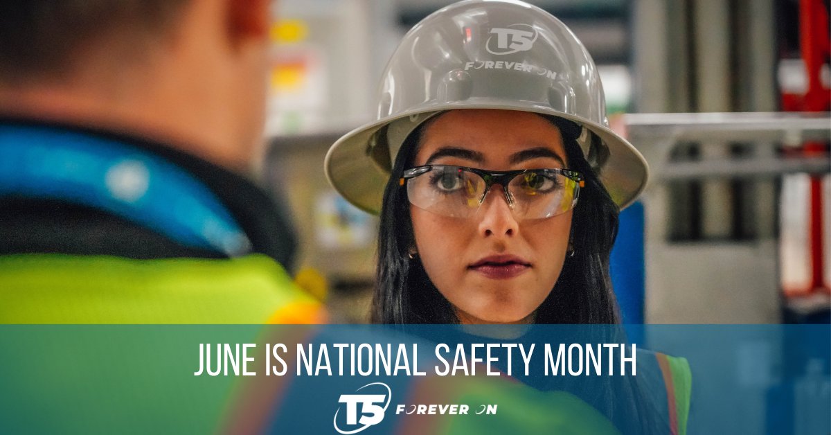 June is National Safety Month. Our T5 team is curious - how do you celebrate safety with your employees on a daily basis? What procedures do you have in place? Every day, on every job site, T5 conducts a Job Hazard Analysis that involves all employees. #NationalSafetyMonth