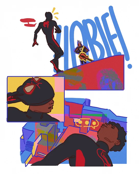 Upside down spider reunions  #SpiderManAcrossTheSpiderVerse #ATSV