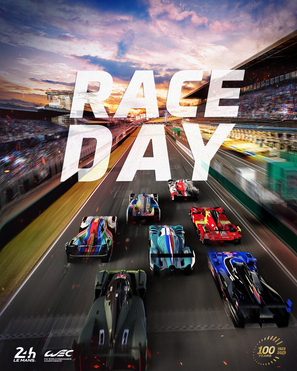 24hoursoflemans's tweet image. 𝐑𝐀𝐂𝐄𝐃𝐀𝐘 ⚡️

Certainly the most highly anticipated day for months ❤️

#LeMans24 #LeMansCentenary