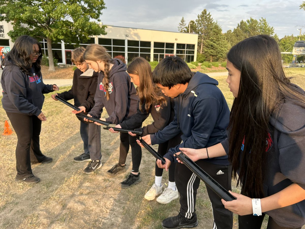 Team building with <a href="/SJBERIN/">St. John Brebeuf CS</a> 
Working together means communicating, supporting and trying your best. Wellington begins with WE.
#CGE
#SoMuchFun