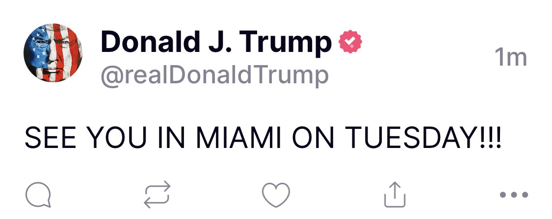 Trump is going to be sad when only a few looney toons show up….