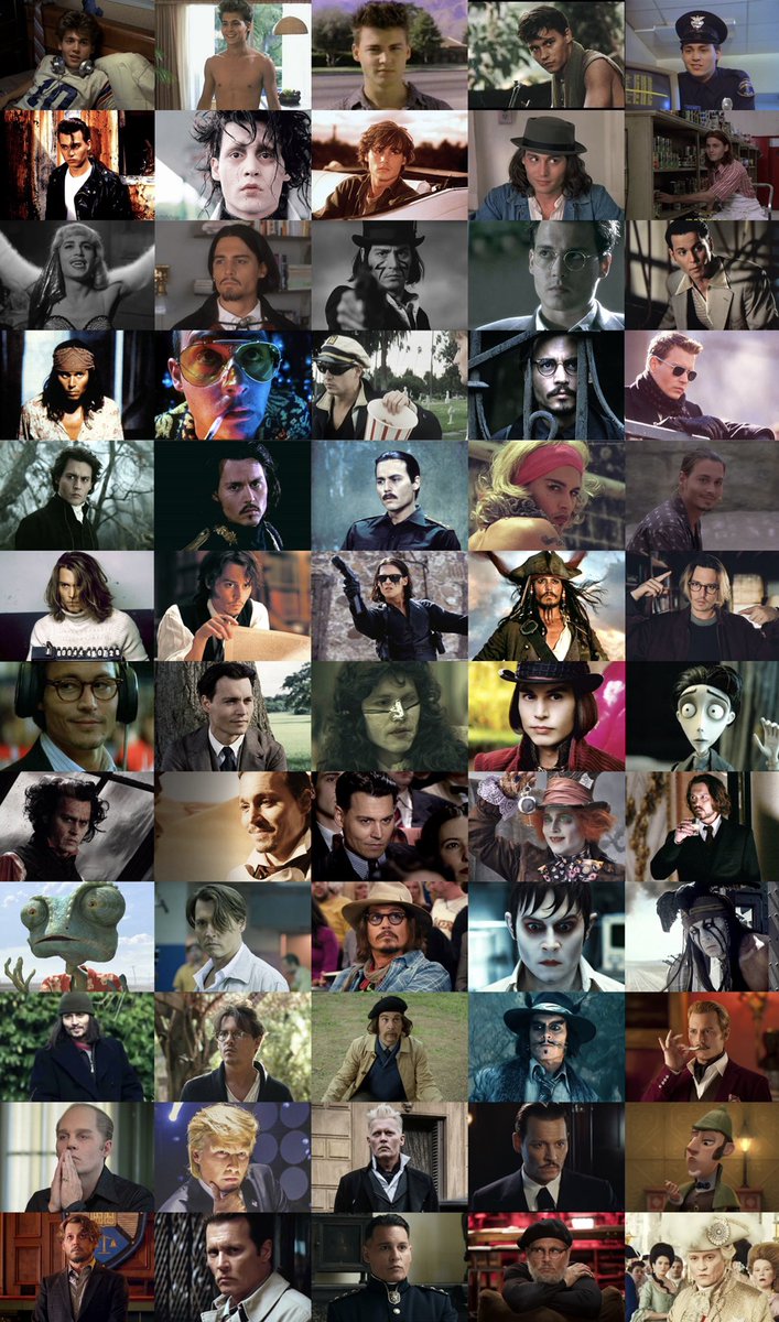 60 characters to celebrate 60 years. That’s what you call talent 🎥 

#Happy60thBirthdayJohnnyDepp #HappyBirthdayJohnnyDepp