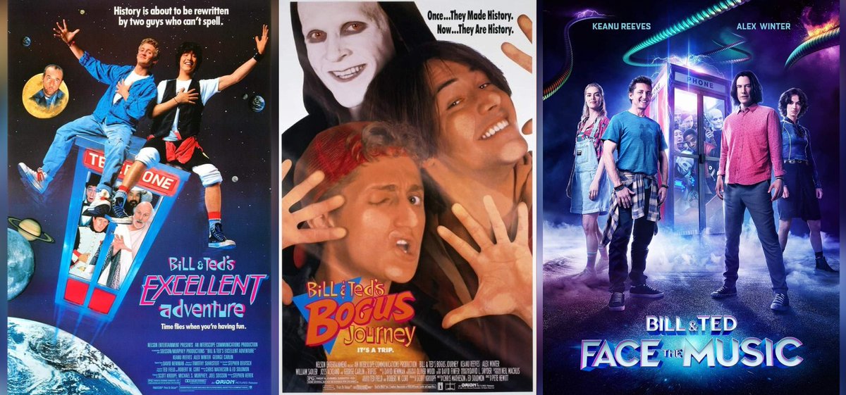 Retweet if you recommend the Bill &amp; Ted Trilogy to your friends! #BillandTedDay 🎸⚡️