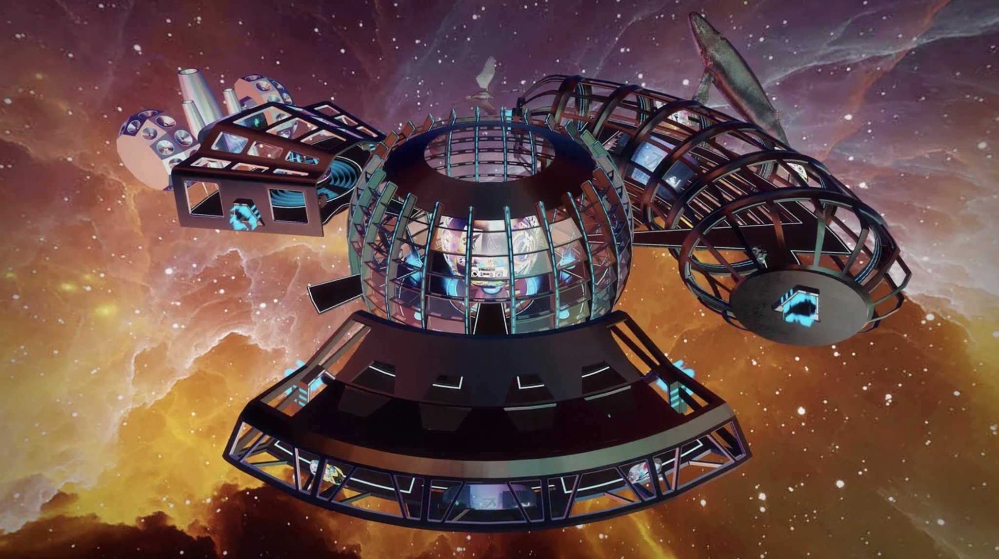 Space Station Concept Art Rooms The Wandering Earth II: A Happy Union
