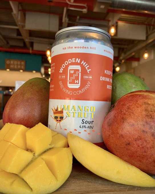 Please welcome back our favorite summer sour...

🥭MANGO STRUT
Sour | 4.5% ABV
Dosed with several bushels of mangoes, this sweet yet tart ale walks the walk.

Available on tap and in big cans to-go! 😋

#sourbeer #mangostrut #summer #mangosour #craftbeer #mncraftbeer #tap