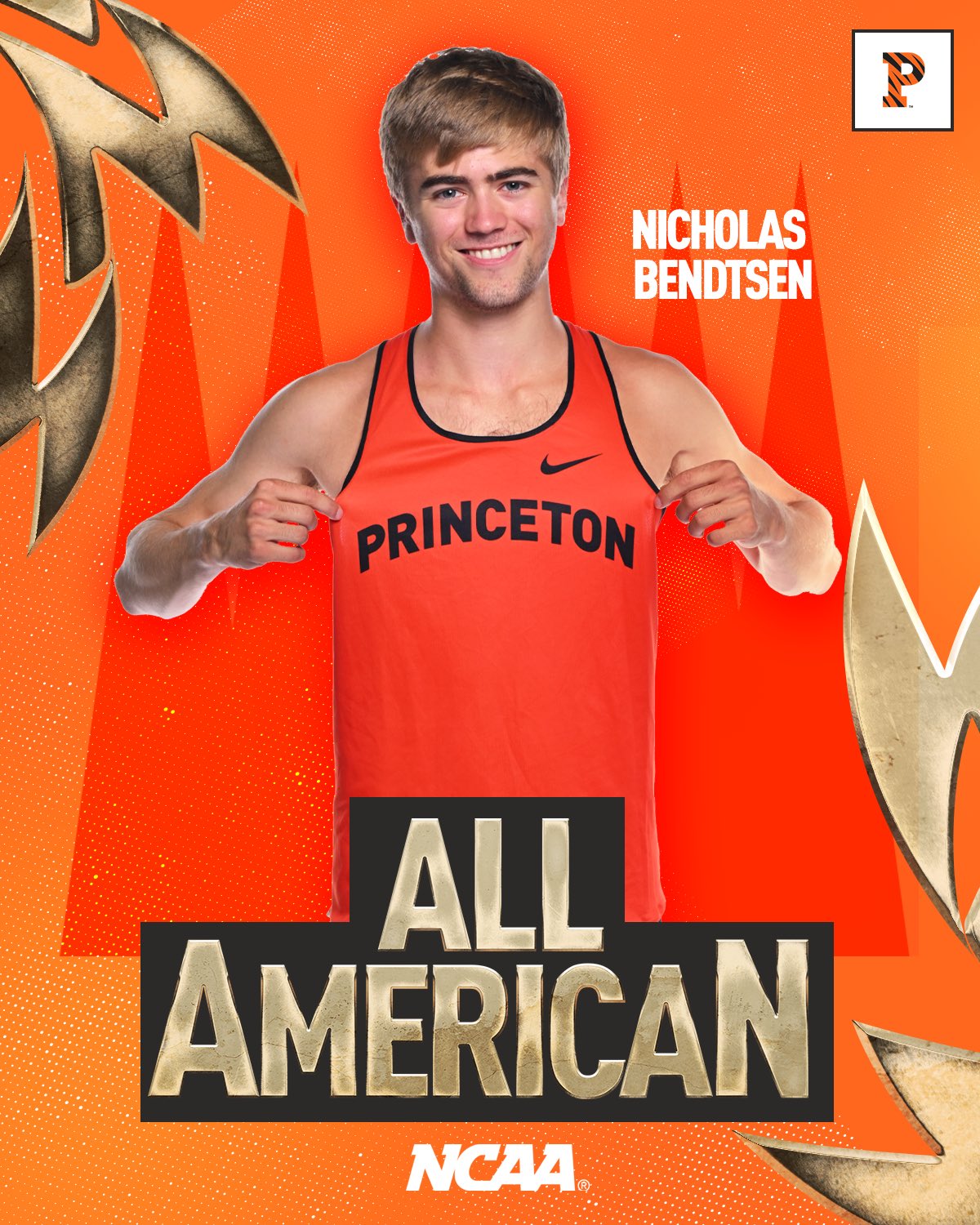 Princeton Track/XC on Twitter "Second Team AllAmerican! 🌟 Nicholas Bendtsen achieves Second