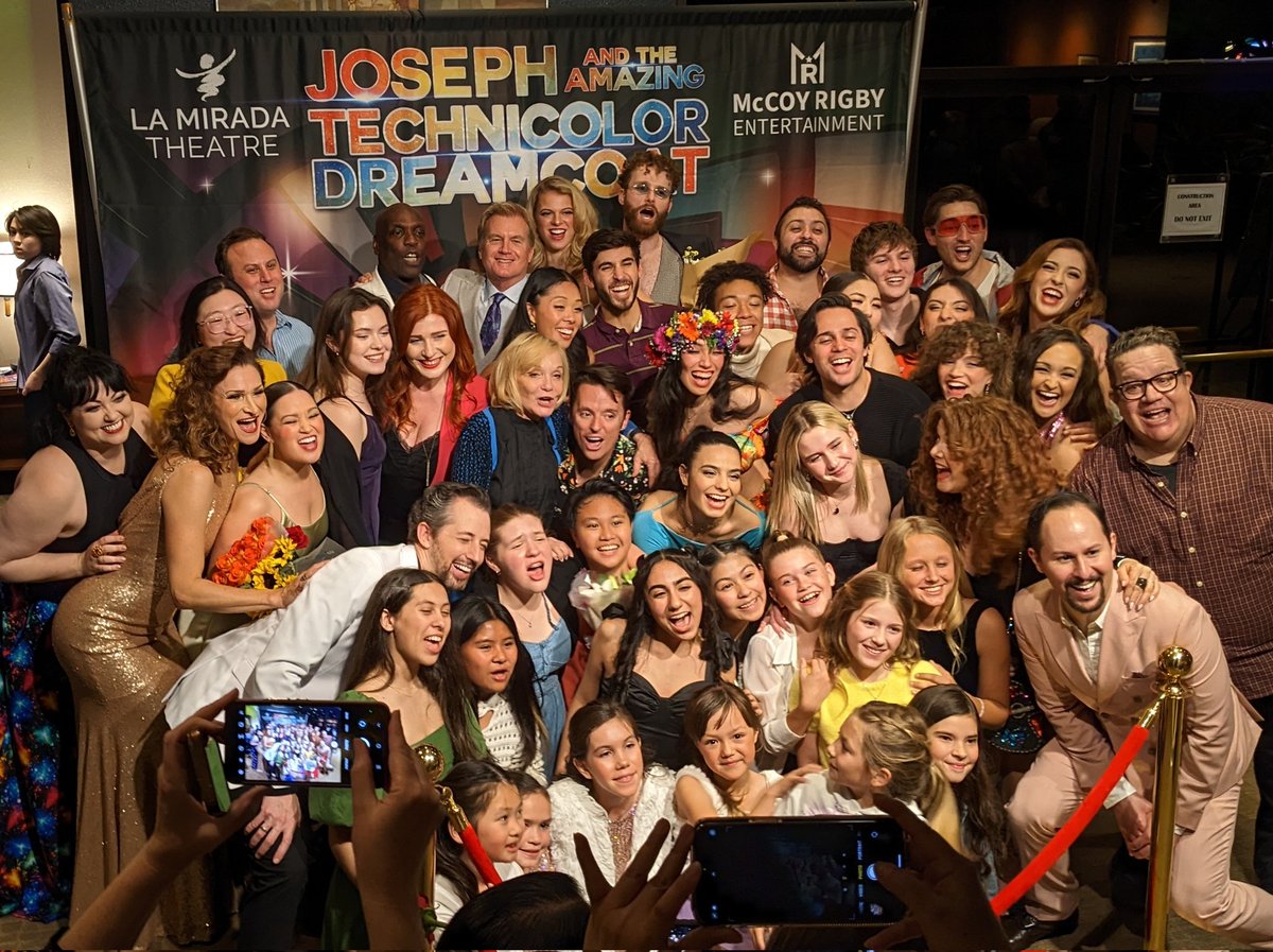 AdrienneAMorrow's tweet photo. Last week's press opening for Joseph And The Amazing Technicolor Dreamcoat by @McCoyRigbyEnt at @LaMiradaTheatre ! We're back at it through June 25. Come see a great show!

#gogogojoe #musicaltheatre #entertainment #singing #dancing #andrewlloydwebber https://t.co/gPIyGXC3Bn
