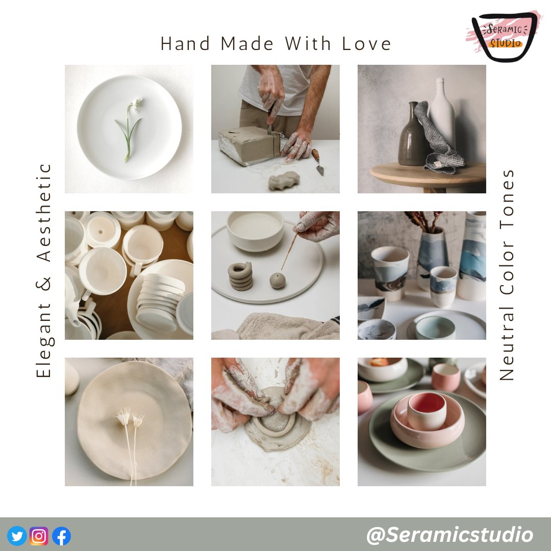 Beautifully crafted with love✨

@Seramicstudio

#seramicstudio #ceramics #pottery #plate #ceramicplates #diningtabledecor #dininginstyle #ceramiccups #homedecor #handmade #ceramicbowls #ecommercestore #art #earth #style #Clay #pot #Trending #artist #homedecor #SaturdayVibes