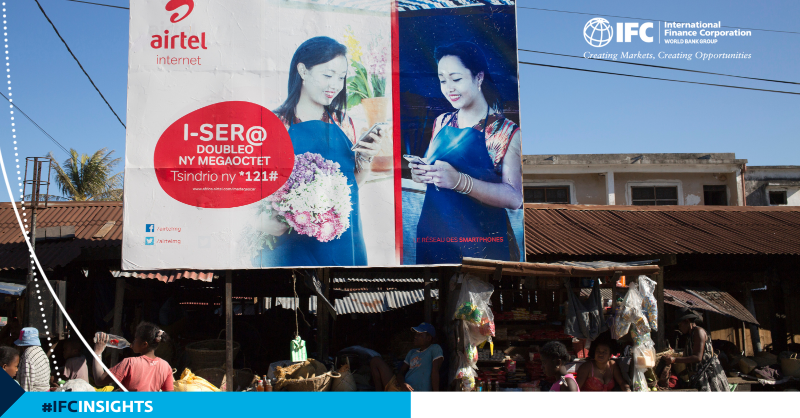 IFC_org's tweet photo. The mobile money revolution has transformed #Madagascar’s financial services industry. Between 2016 and 2020, mobile money transactions more than doubled in value, reaching $639 million. Learn more on #IFCinsights