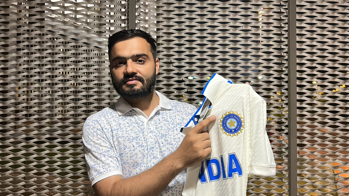 You feel different when you wear the brand-new #adidasXBCCI jersey! 

The quality. The print. A1

🤍💙 #CricketTwitter  

@india_adidas #adidasTeamIndiaJersey
