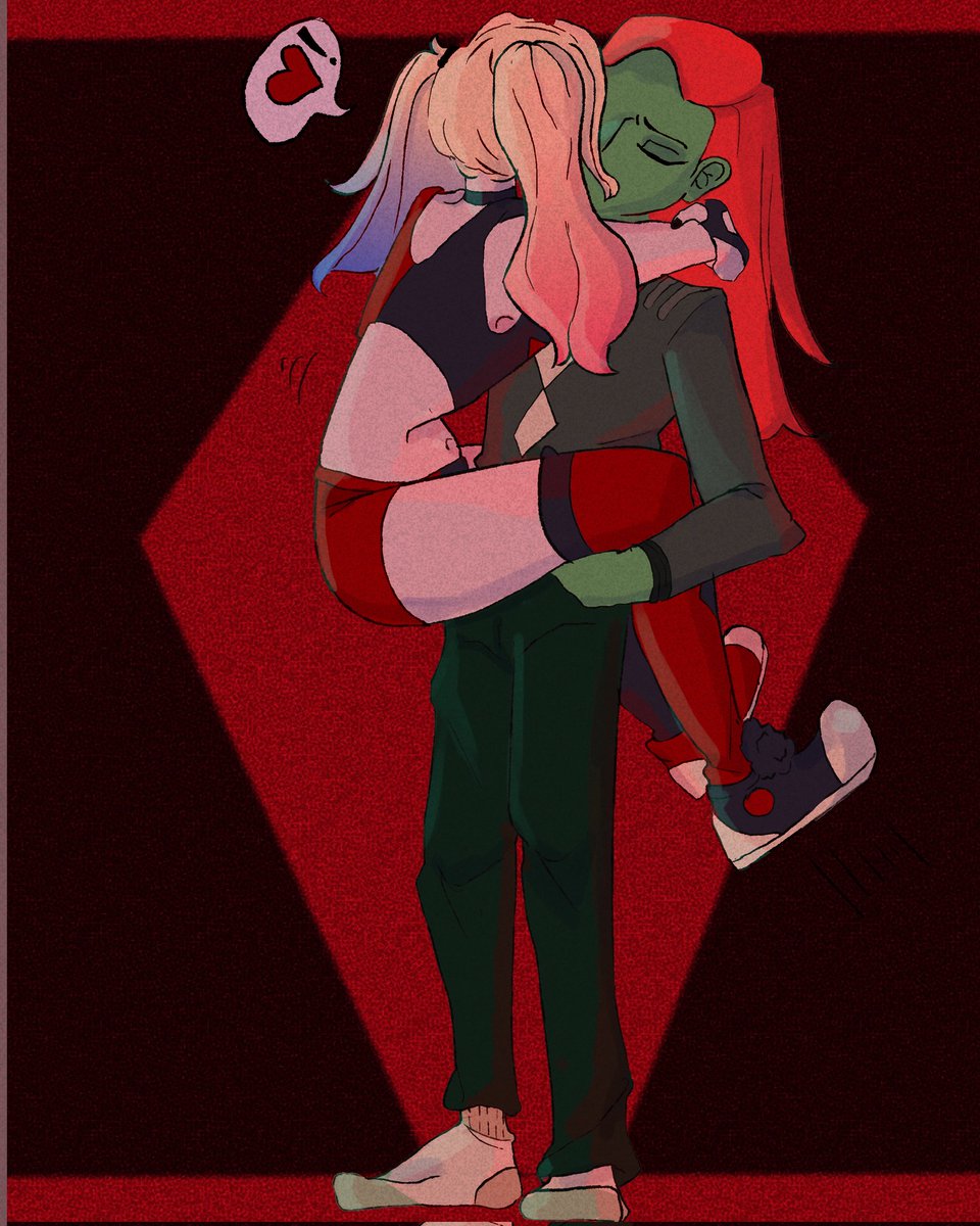 another harlivy fanart. i just love drawing harley and ivy so much 🥺💕