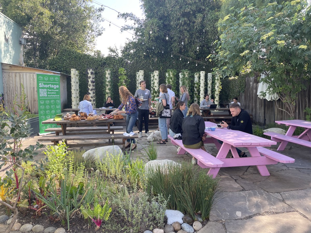 ShortageGlobal's tweet photo. Take a look at some snapshots from our @Techweek_  coffee mixer. It was a joy connecting with like-minded individuals and exploring ways to drive positive change through technology. Check out these highlights! #LATechWeek #MakingADifference #TechForGood https://t.co/JBYmTrMQY9