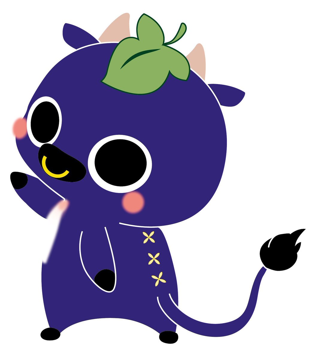 「Niimin, a mix of a grape and a cow, is t」|Mondo Mascotsのイラスト