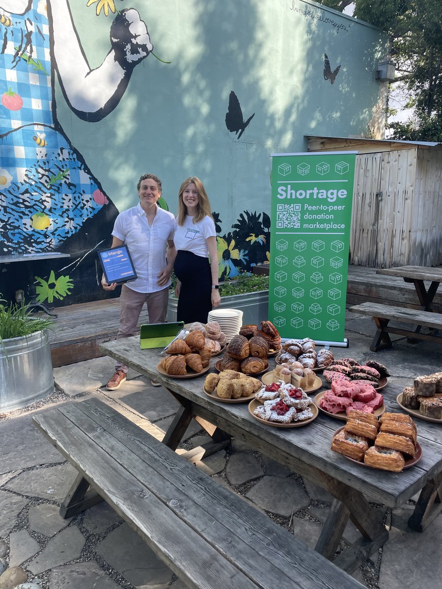 ShortageGlobal's tweet photo. Shoutout to our founder Kseniia and Mango's Jordan  who are making waves in the tech world and creating a better world beyond the bottom line. We're proud to have visionary leaders &amp; partners who make a difference! W/o them our mixer would not have been possible💪🌍 @Techweek_ https://t.co/oDYlTLjVhJ