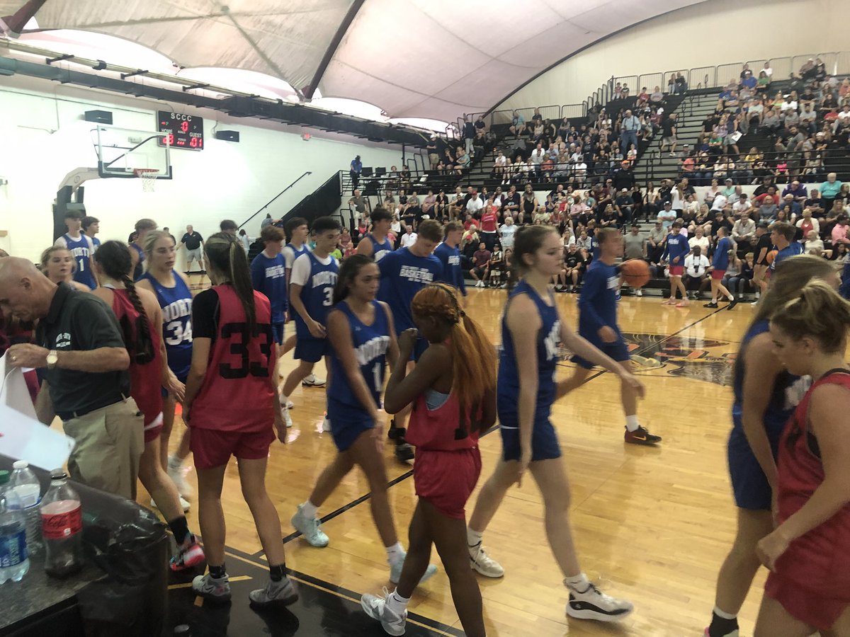 FINAL: North 101, South 68

North MVP: Baird (18 points, 4 3s)

South MVP: Stewart (16 points, 4 3s) 

#wvgirlsbb