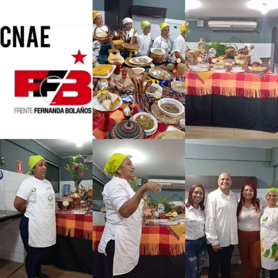 #09Junio 

Queremos felicitar a nuestras cocineras Juana perez y Margarita Mieres curso Aprobado de Comida Venezolana 👩🏻‍🍳🎉🙏🥳

<a href="/_LaAvanzadora/">Yelitze Santaella</a> <a href="/pedrodiazg59/">Pedro Diaz</a> <a href="/cnaecarabobo/">CNAE Carabobo 🦇🔟</a> <a href="/cnaeoficial/">cnaeoficial</a> 

#VivaElPoderPopular
