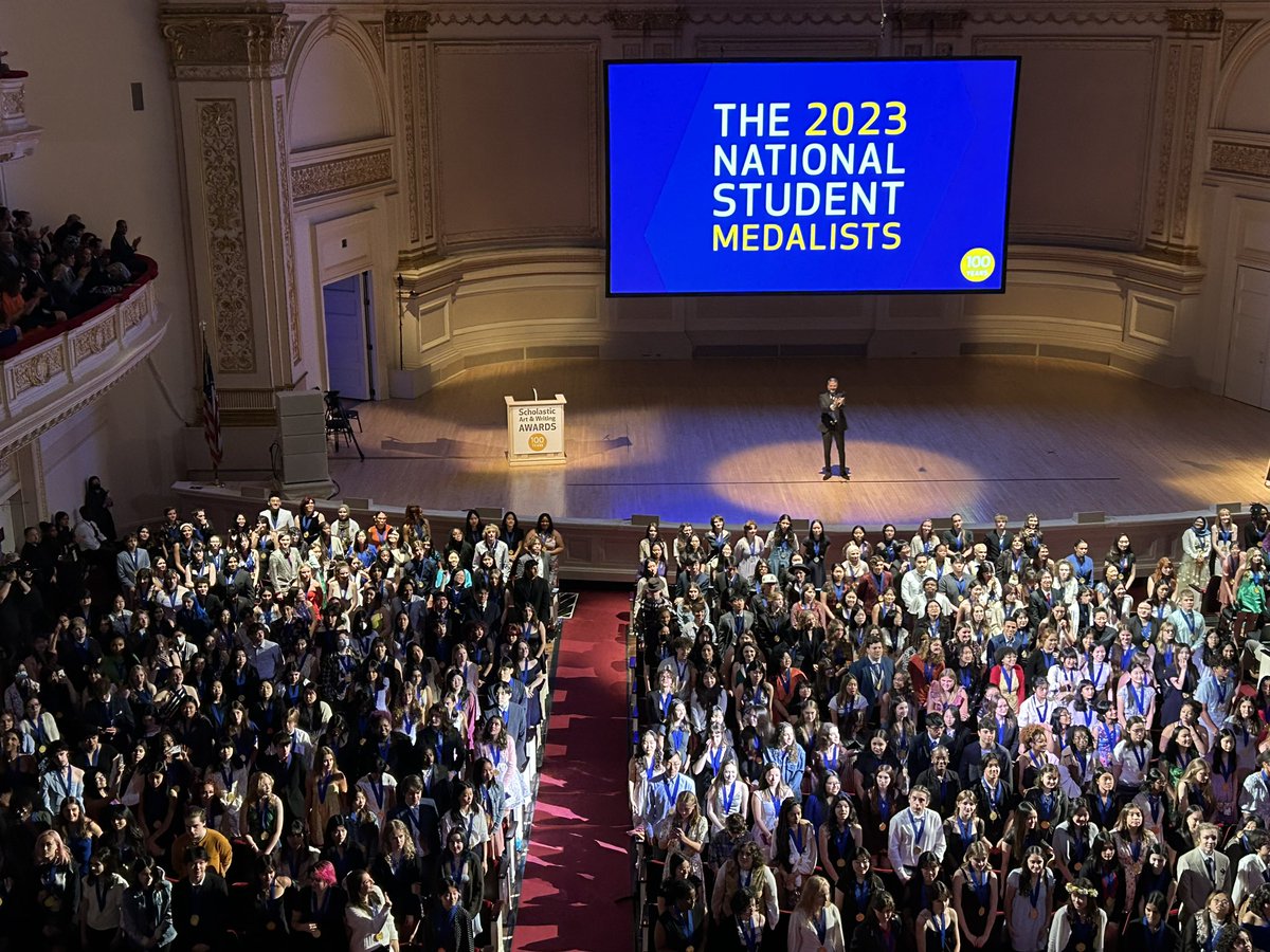 To be included in the 2023 National Scholastic Art &amp; Writing awards is such an honor! I am so lucky to be able to celebrate Jeffrey and Shraavya for their awards <a href="/carnegiehall/">Carnegie Hall</a>. These two inspire me every day.<a href="/artandwriting/">Scholastic Art & Writing Awards</a> <a href="/CoppellFineArts/">Coppell ISD Fine Arts</a> <a href="/CoppellHigh/">🏫 Coppell High School 📚</a> #CHSArt