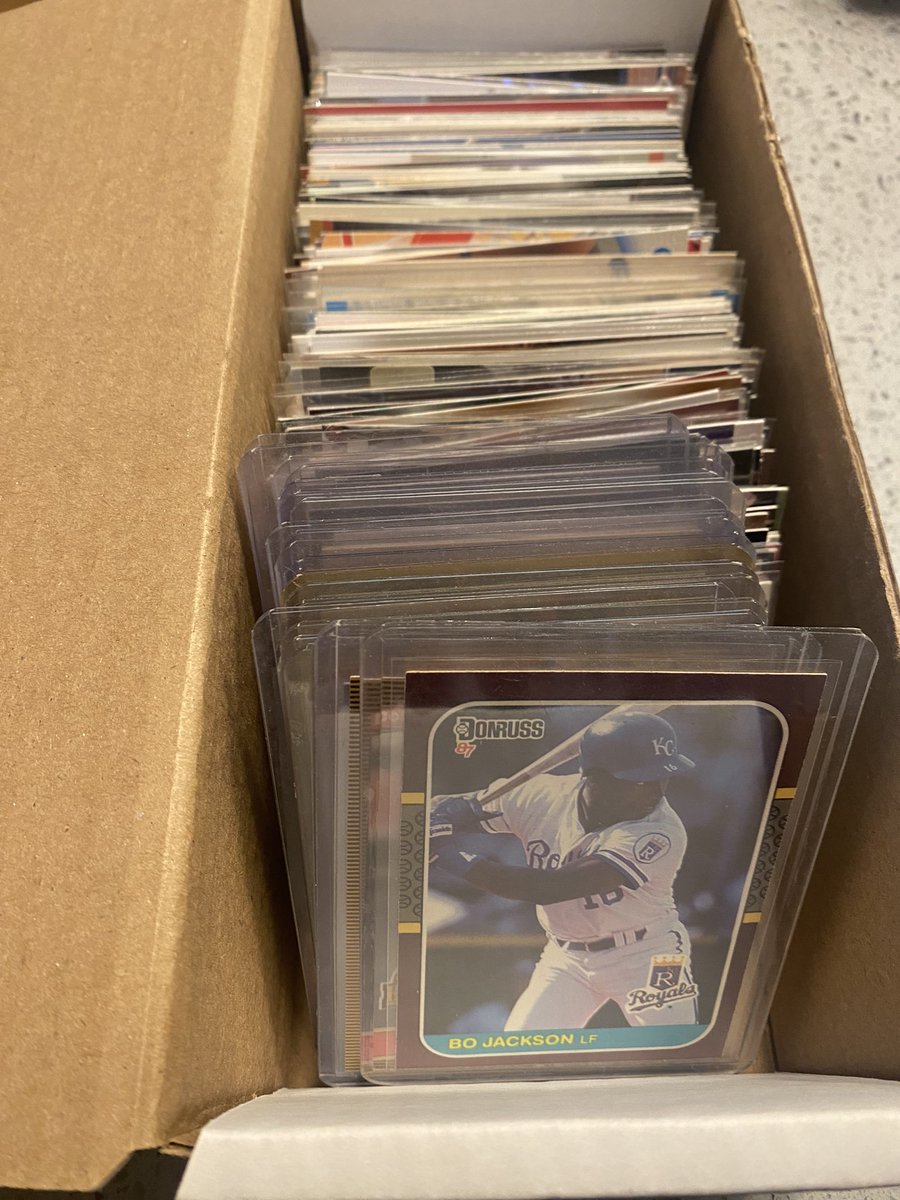 Literally just found a box of cards I bought under the monitor stand on my computer desk. Totally forgot about these and I’ve had them for a while. Some fun stuff in it too! 🤦🏻‍♂️