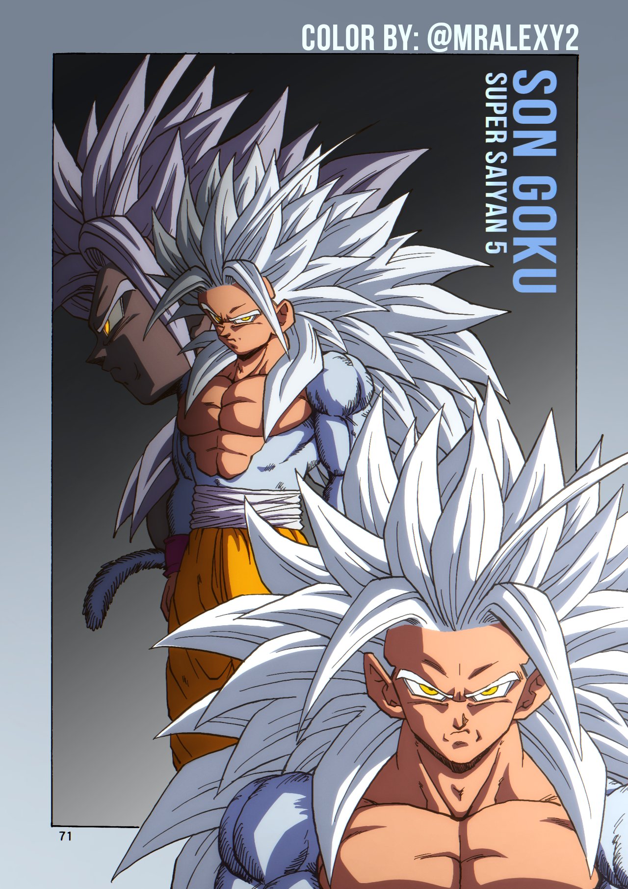 Goku Super Saiyan 5 - Long Art