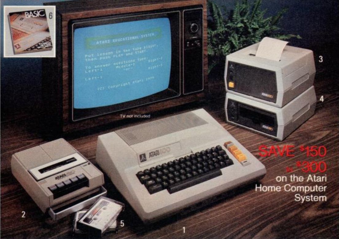 Atari Home Computer System, 1980