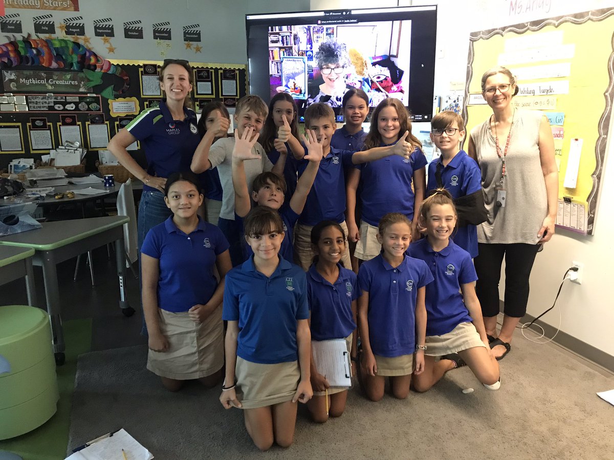 What a great couple of sessions with author Caroline Lawrence @tomboycowgirl today! We learned so much about Ancient Rome and how this time period inspired the writing of The Thieves of Ostia @cis_library #cisinspires #cisreads
