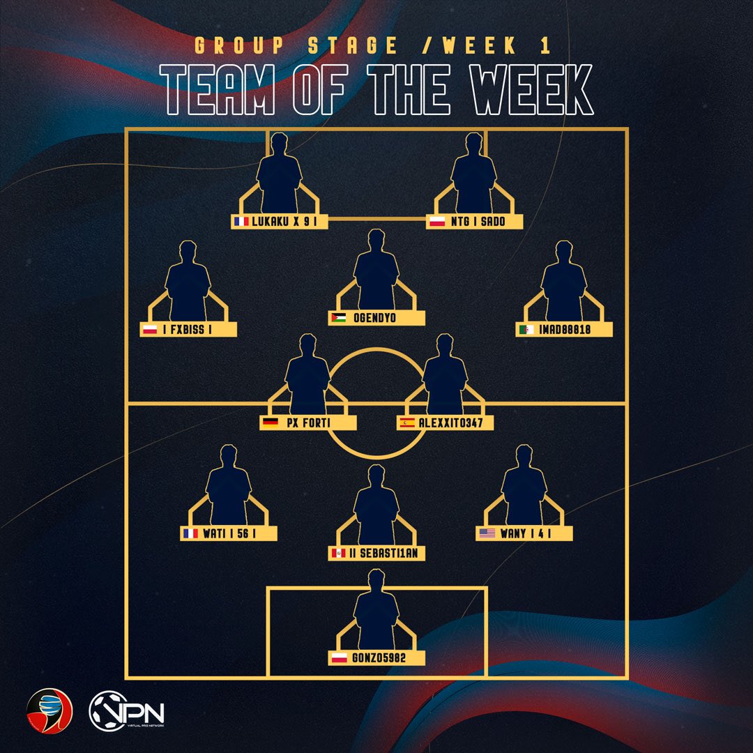 The iFVPA World Cup 2023 🏆
Team Of The Week  #1  🔥 

Xbox Series X  🎮