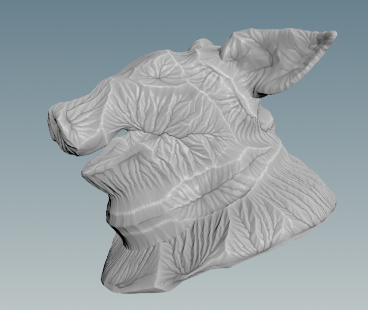 TearsOfJake's tweet photo. hydraulic erosion on meshes 🤠 https://t.co/Af6jchSMHu