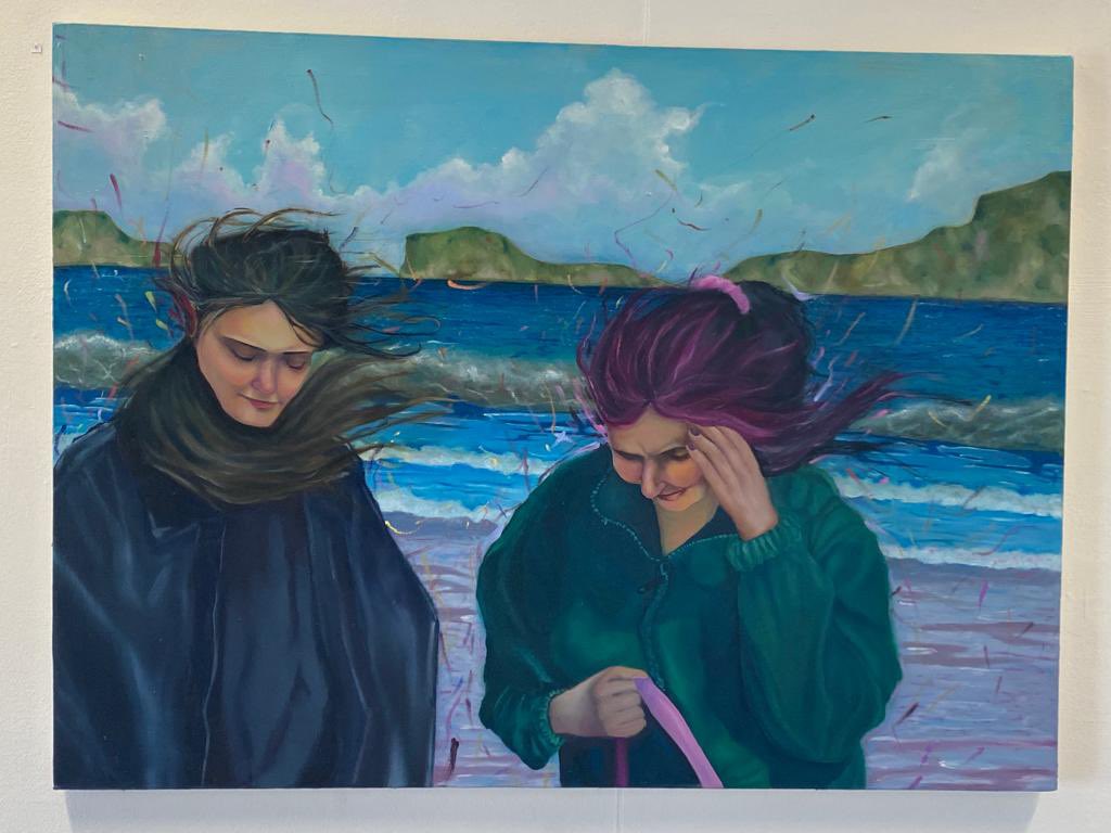 Big shout out to Katherine Phelan for agreeing to sell this piece from her end of year exhibition at the @belfastschoolofart #2023show. Emma and are delighted to have the opportunity to hang this on our wall for friends and family to enjoy! Hope the show works out well for you! J
