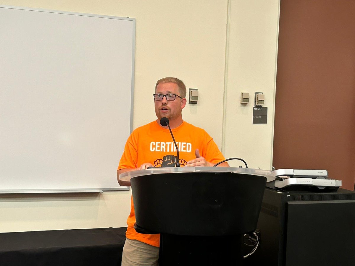 Unionizing Amazon workers speak! <a href="/AmazonUnionKCVG/">Amazon KCVG Teamsters</a> is fighting for $30/hour, 180 hours Paid Time Off &amp; union representation in disciplinary meetings at the biggest Amazon Air Hub in the world

Nick Hauser <a href="/NicholasHause10/">Nicholas Hauser</a>: 

"For a union to work, the workers have to be the union."