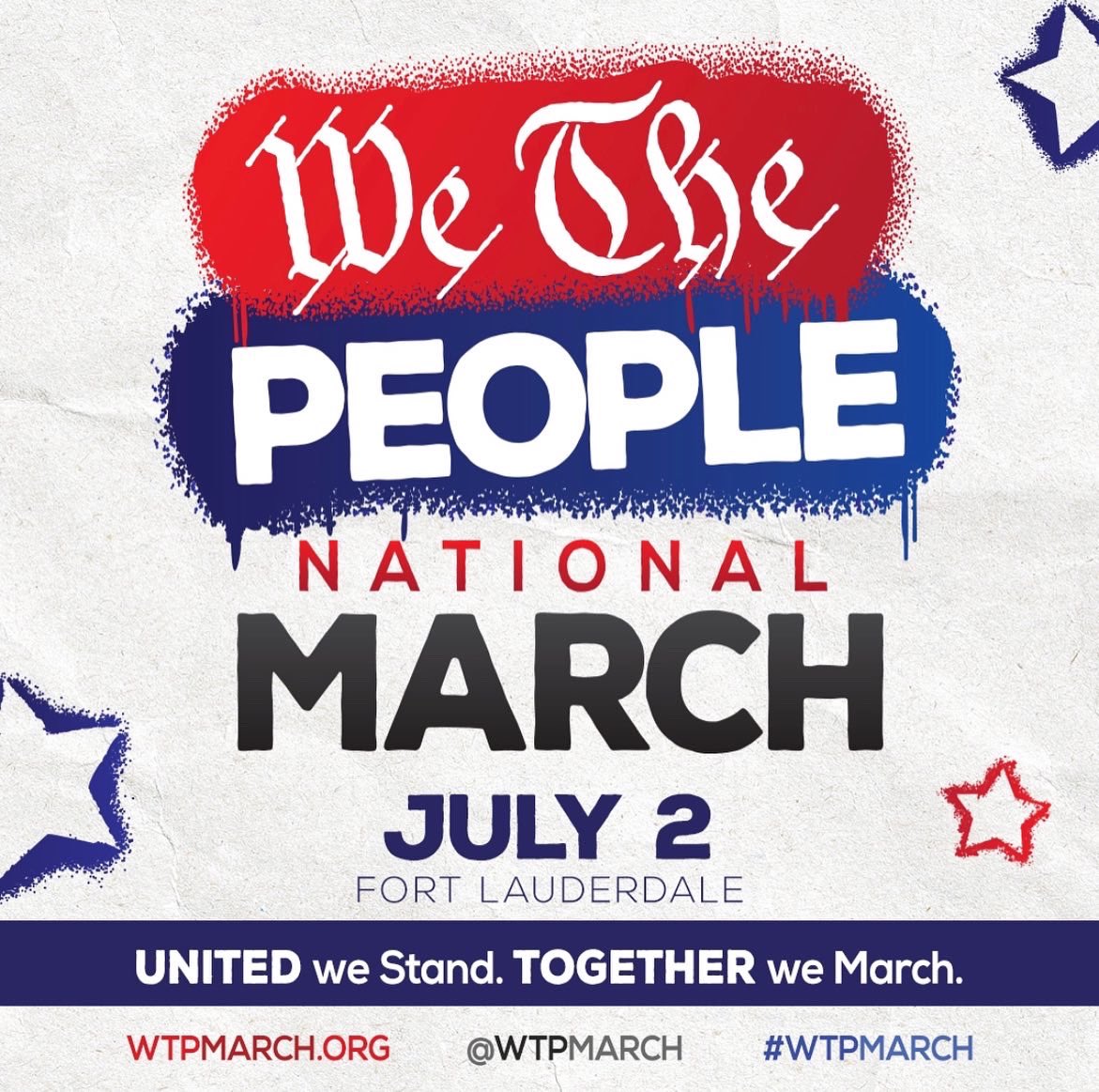 SACsocialchange's tweet photo. Join our coalition on July 2nd in Ft. Lauderdale, FL for the "We The People National March" to fight against the blatant abuse of power against virtually every group. If you are interested in traveling: https://t.co/RunZ40iHgK https://t.co/x3eomIfih7