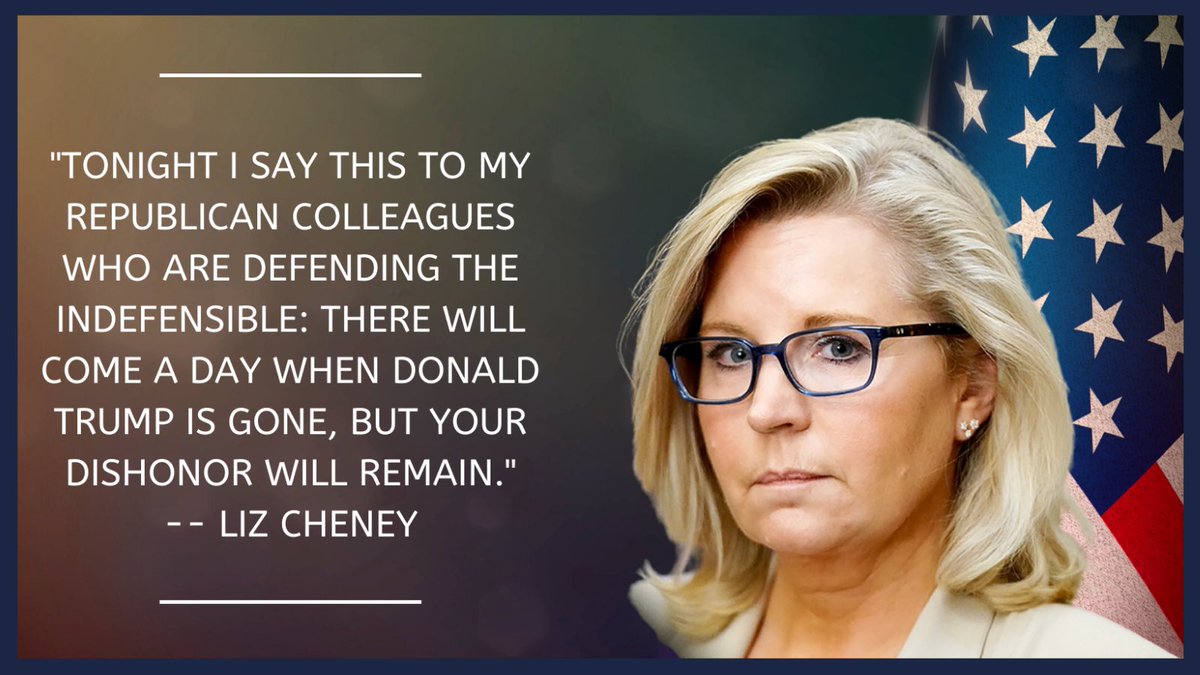 @Liz_Cheney #CountryOverParty #JusticeMatters