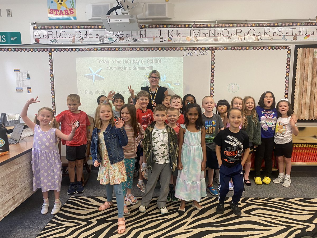 BransJessica's tweet photo. Well today was tough saying goodbye to our first grade family; many tears were shed. The room was oddly quiet &amp; lonely after school. 
Our first grade team will also be missing an amazing friend and teacher; we are excited for her new grade level but we’ll miss her a ton!🦔 https://t.co/vMQTqbDVYe
