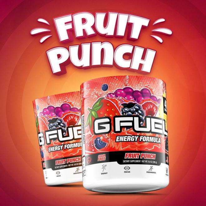 GodfireGG's tweet photo. 🍓🫐 FRUIT PUNCH is BACK! 🍓🫐

Use code GODFIRE and save! 😎

#GFUEL | #IgniteTheFire https://t.co/Wuyp3tFHzR