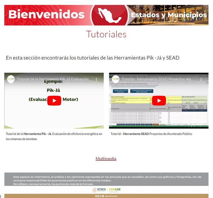 Cmunicipios1's tweet photo. #ViernesDeVideo
Te invitamos a visitar los tutoriales de nuestras #herramientas
- Herramienta Pik - Já Evaluación de eficiencia energética en los sistemas de bombeo

- Herramienta SEAD Proyectos de #AlumbradoPúblico

Disponibles en👉https://t.co/EtaALh3uPi https://t.co/v3nQDMmhTj