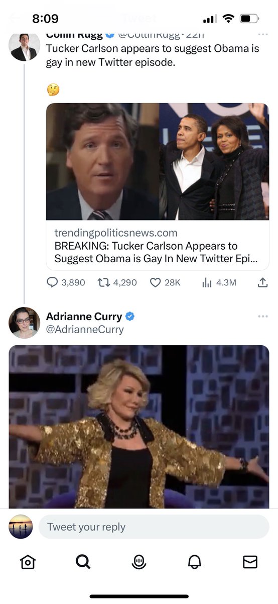 amandapanda362's tweet image. Racist homophobic @adriannecurry and @TuckerCarlson misery personified #adriannecurry #matthewrhode #wildernessliving #antm #youaretheproblem