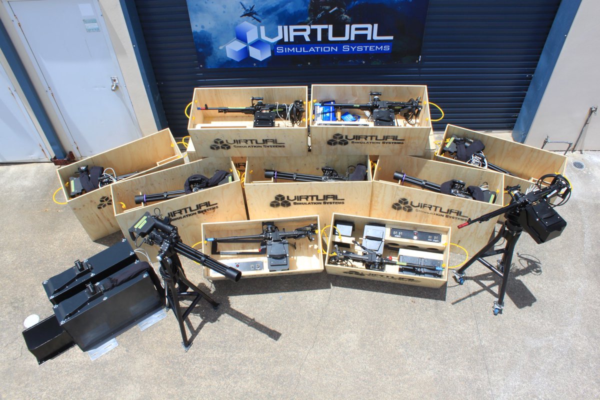 More of our high fidelity training weapons off to our various customers around the world. #training #weapons #military #Gunners