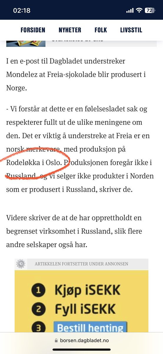 Ey <a href="/db_nyheter/">Dagbladet</a> . Løkka ✌🏻😊