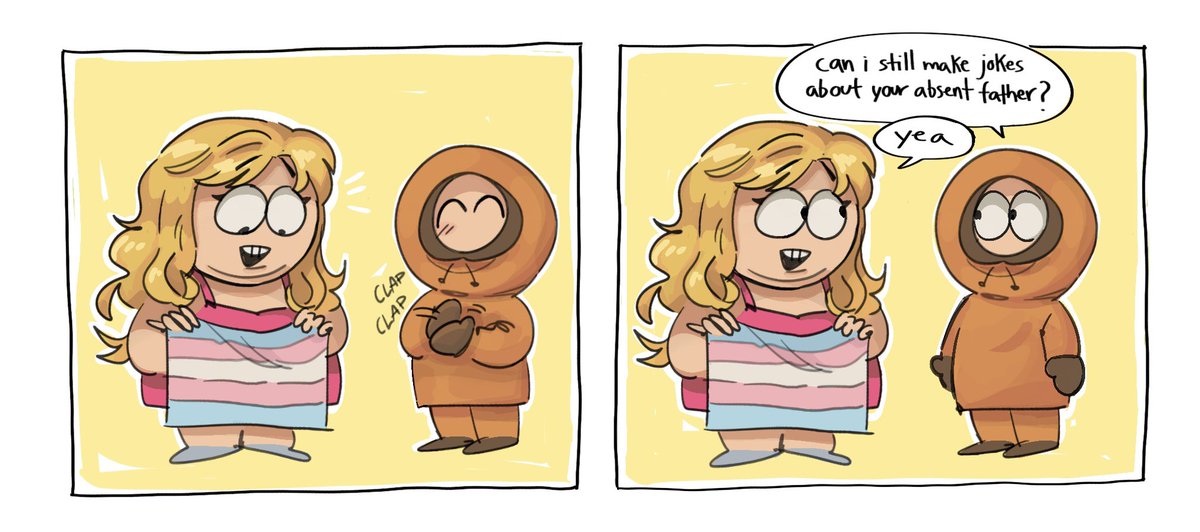 postpastrauma's tweet photo. Celebrating Pride Month with my favorite problematic trans girl ..Ms. Irene 💖🫂🏳️‍⚧️ #SouthPark #EricCartman https://t.co/VUKNe4oGRF