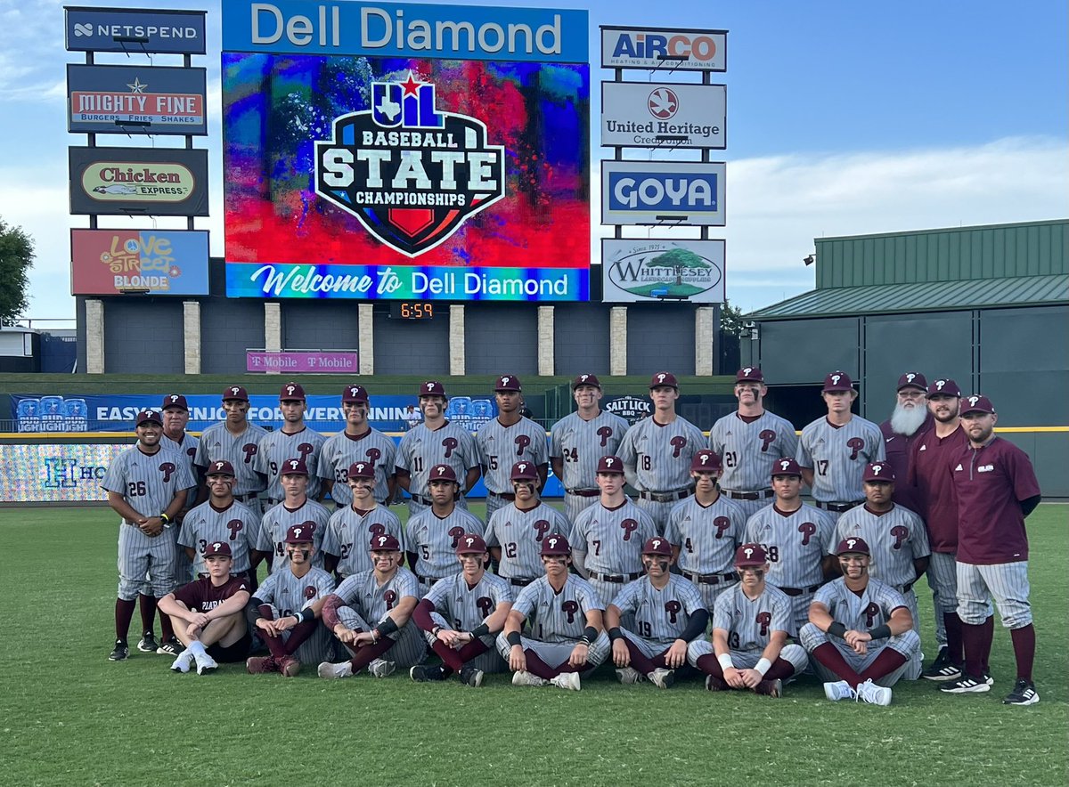 THSBCA's tweet photo. Congratulations to the Coaching Staff and Team From @OilerBaseball @uiltexas 2023 State Tournament @thsbca  #2023state⚾️ https://t.co/sJy42jJRjD