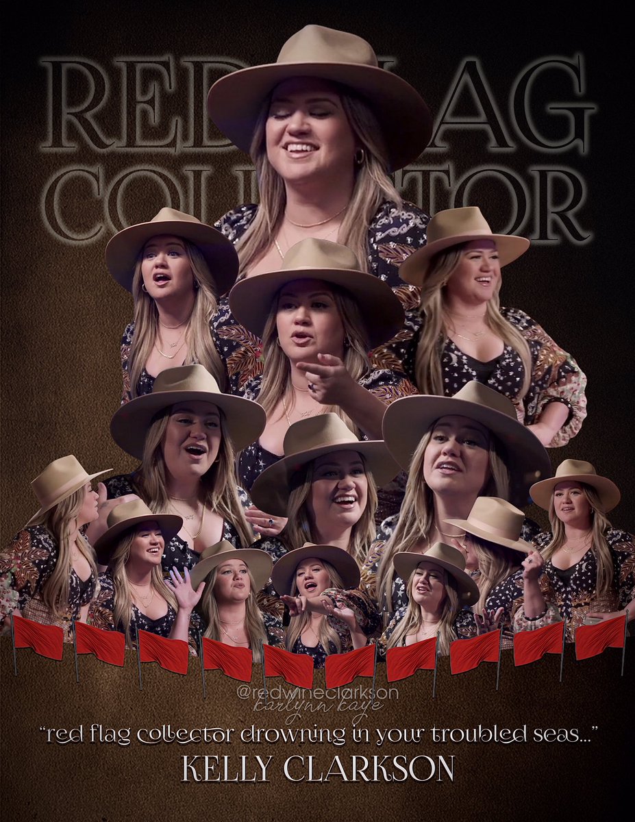 happy red flag collector release day! 🚩🚩🚩 #chemistry #kellyclarkson
