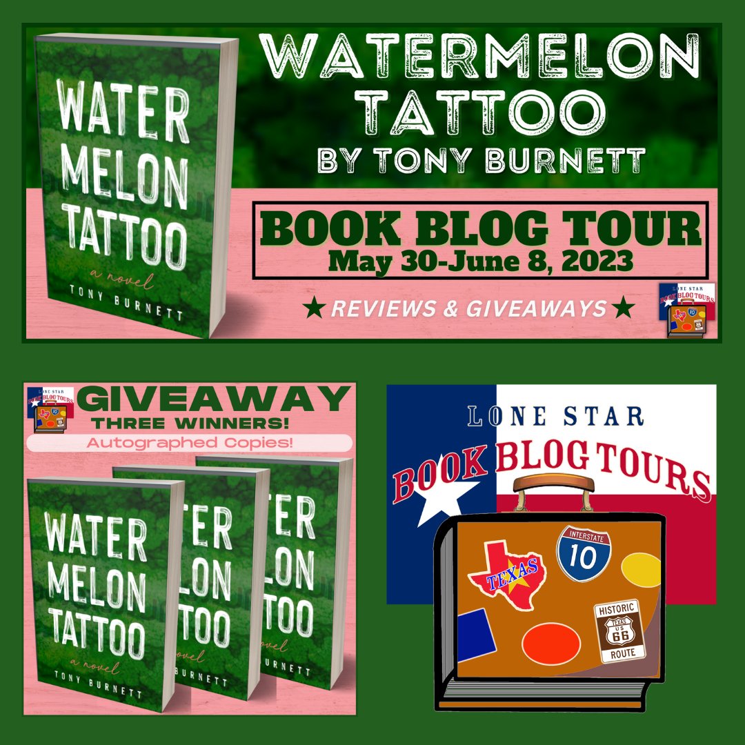 Book #Review and #Giveaway: Watermelon Tattoo by Tony Burnett #giveaway #LSBBT #LoneStarLit #TexasAuthor #TexasBook #LoneStarLiteraryLife #LSBBT #blogtour #thriller #suspense #lgbtqromance #thriller #suspense #highoctane #lgbtqbooks  @authortburnett bibliotica.com/2023/06/book-r…