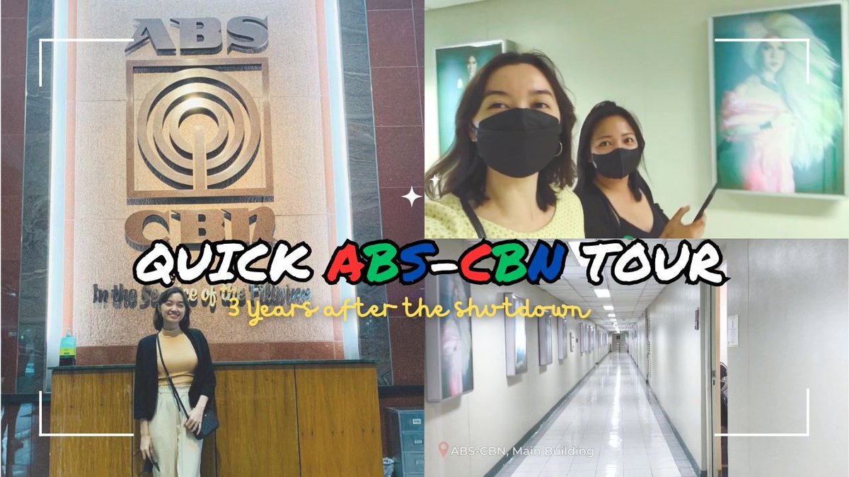 It's been 3 years after the ABS-CBN Shutdown. Ano na nga ba itsura sa loob ngayon? Tara let's have a quick tour guys! ❤️💚💙
Follow and subscribe: 
Youtube: Kaye Allen Reyes
Facebook: fb.watch/l3vrXS9QPE/?mi…
<a href="/direkjosemari/">Jose Mari Reyes</a> #abscbn #kapamilya