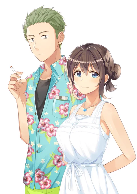 ラフと清書が毎回変わりすぎてラフの意味がないっていう話をしたのでビフォアフター